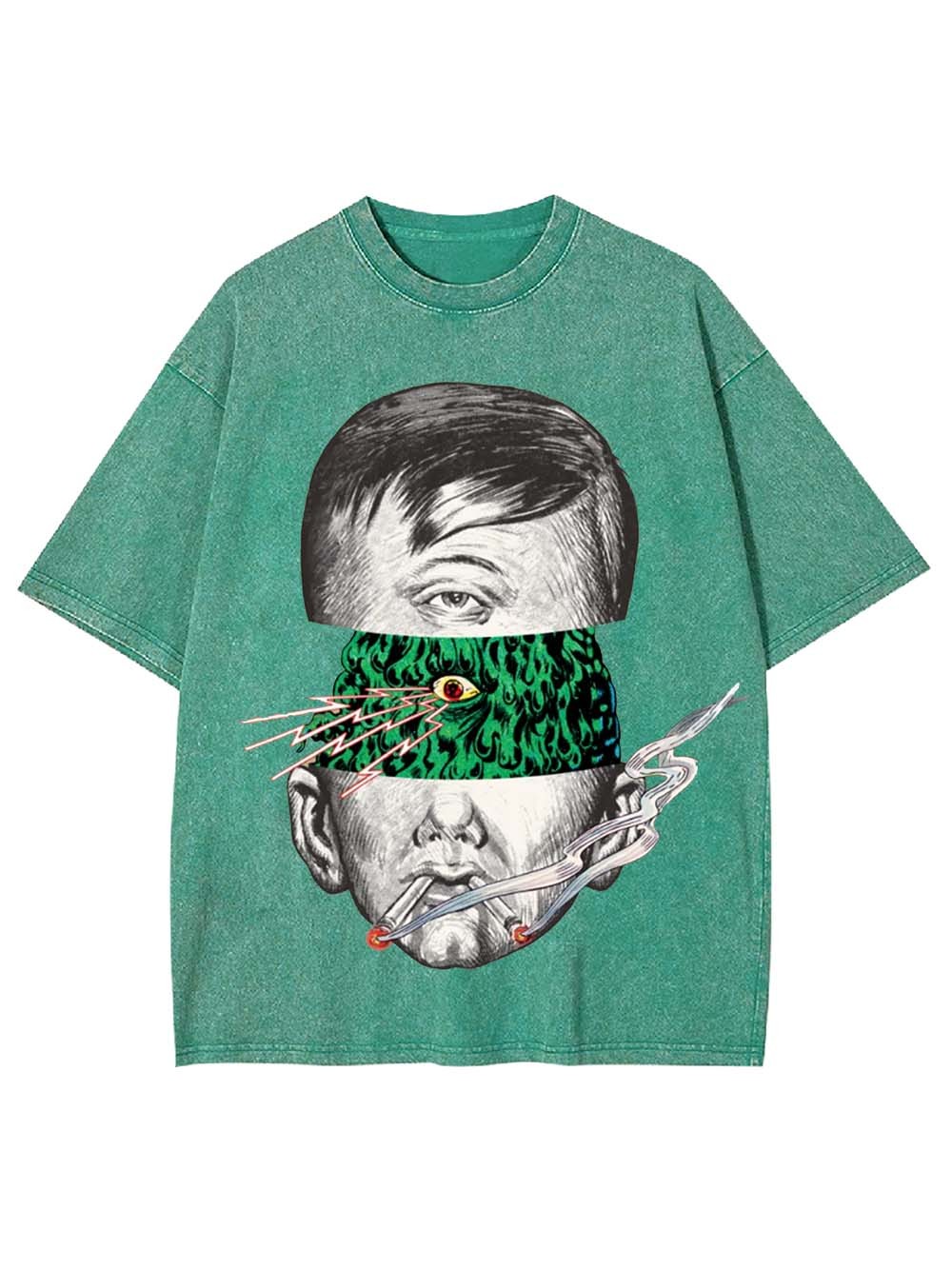 Fractured Perception Washed Tshirt