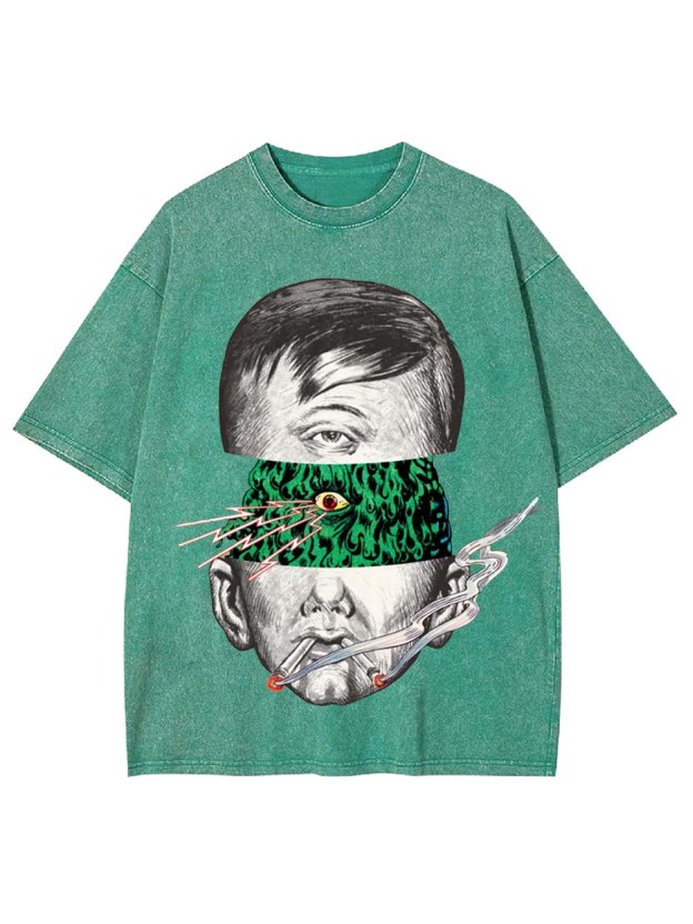 Fractured Perception Washed Tshirt