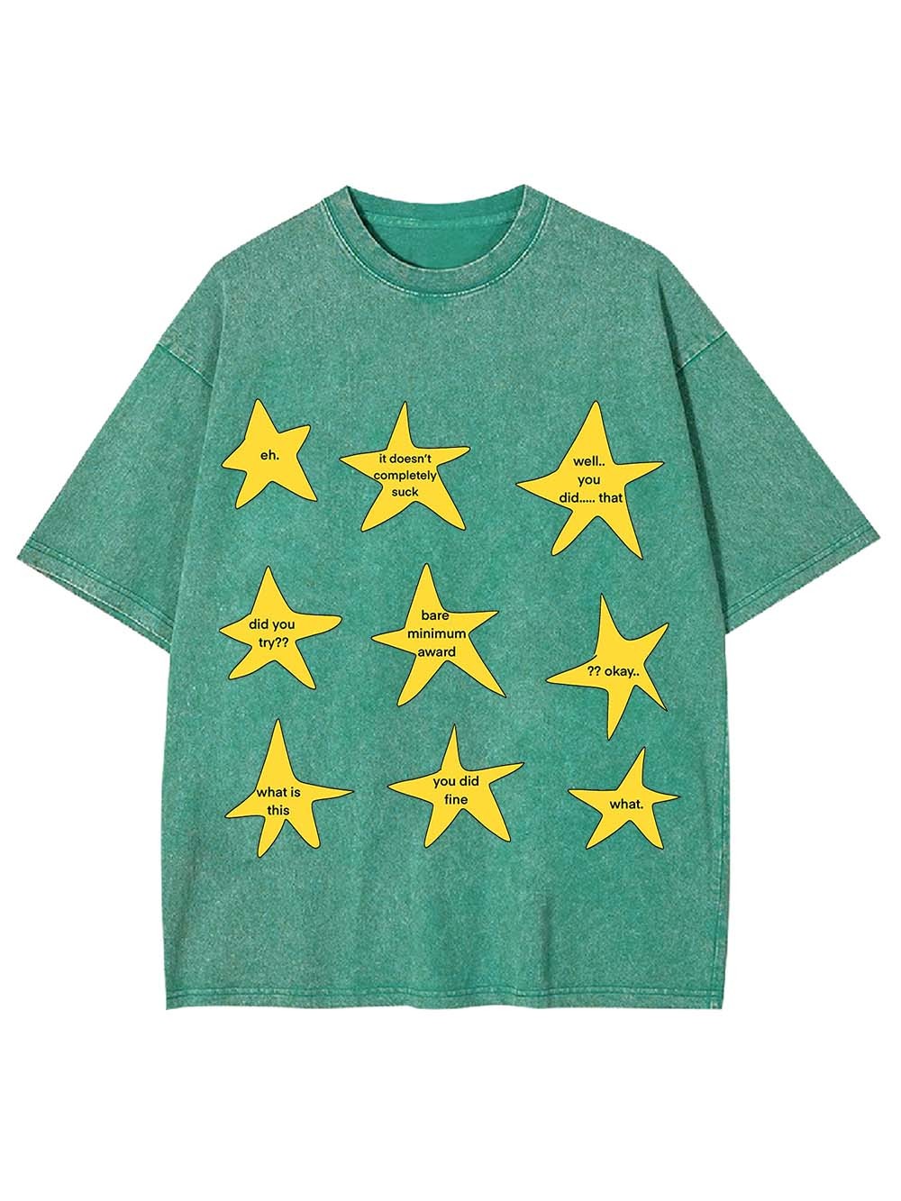 Snarky Gold Star Awards Washed Tshirt