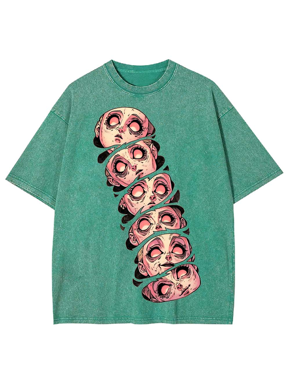 FACES OF DISARRAY WASHED TSHIRT