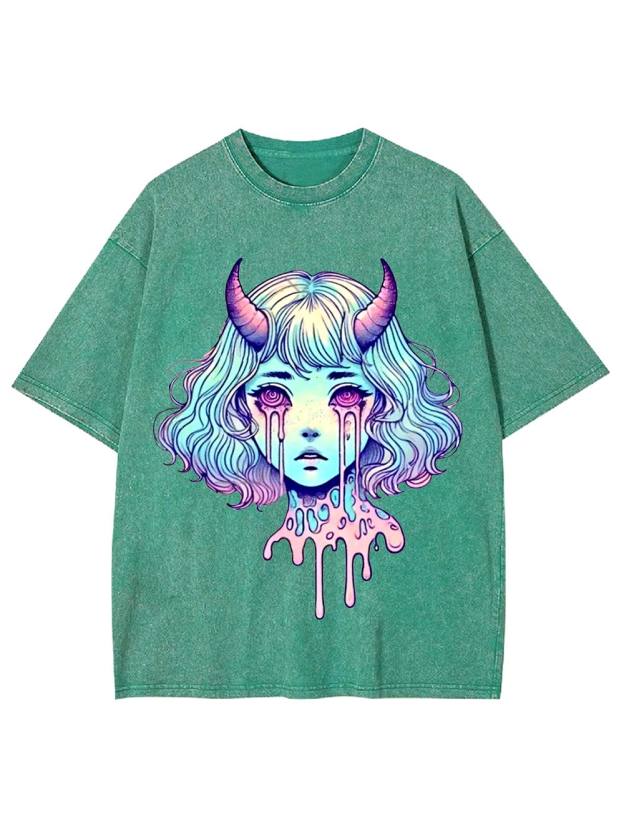 Melting Tears Washed Tshirt