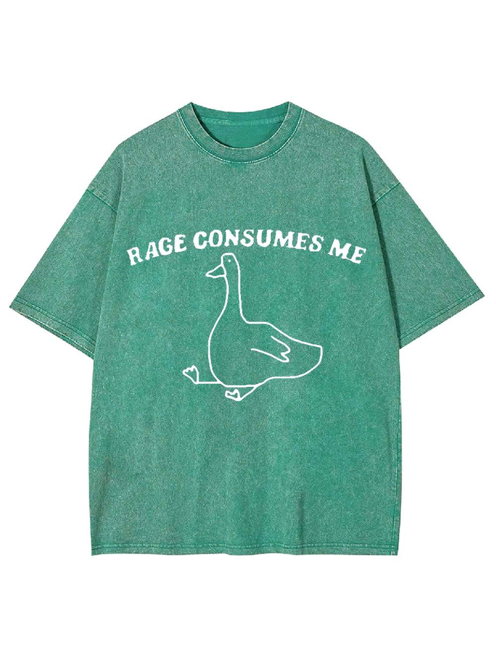 Rage Consumes Me Washed Tshirt