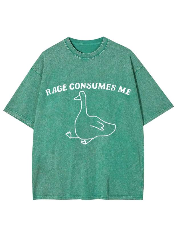 Rage Consumes Me Washed Tshirt