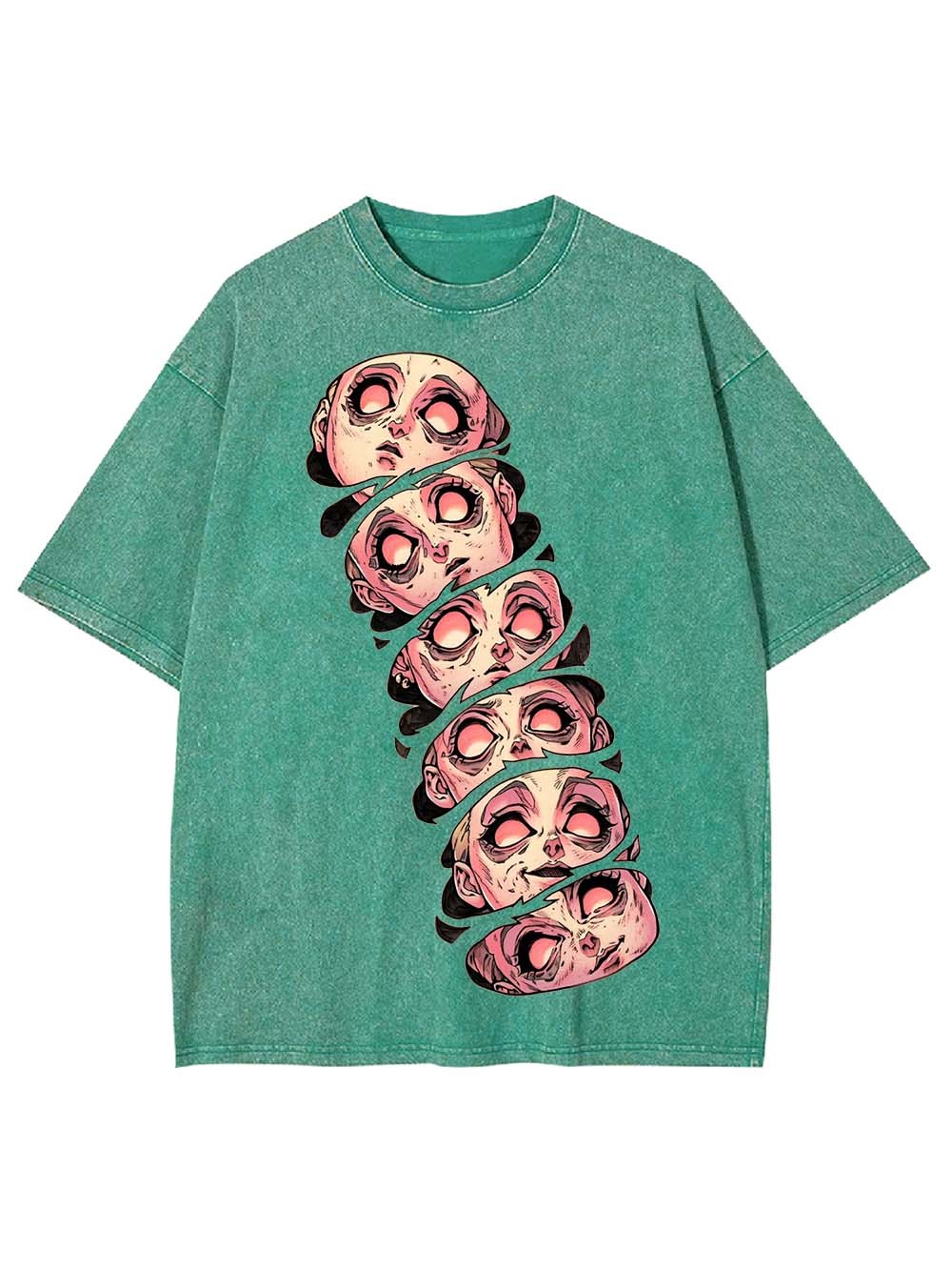 FACES OF DISARRAY WASHED TSHIRT