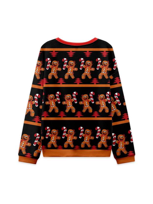 SPOOKY GINGERBREAD UGLY CHRISTMAS SWEATSHIRT