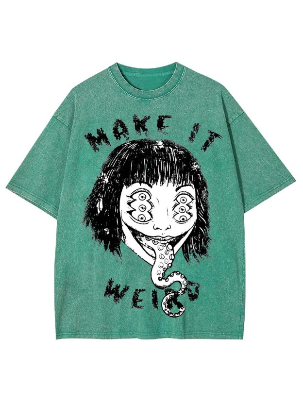 Make It Weird Washed Tshirt