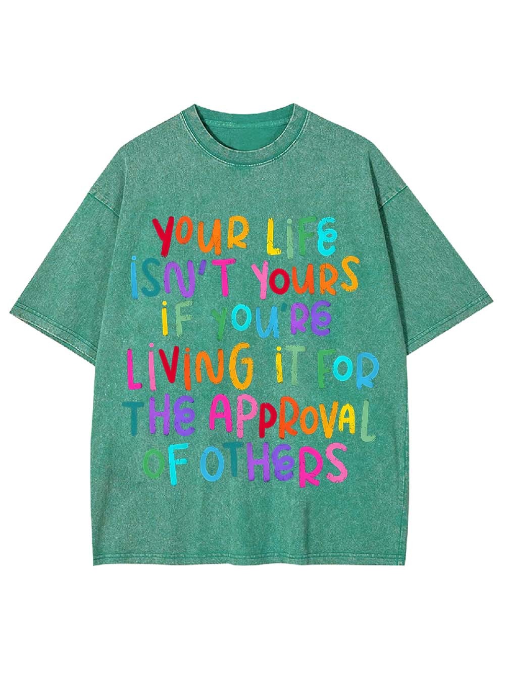 Live for Yourself Washed Tshirt