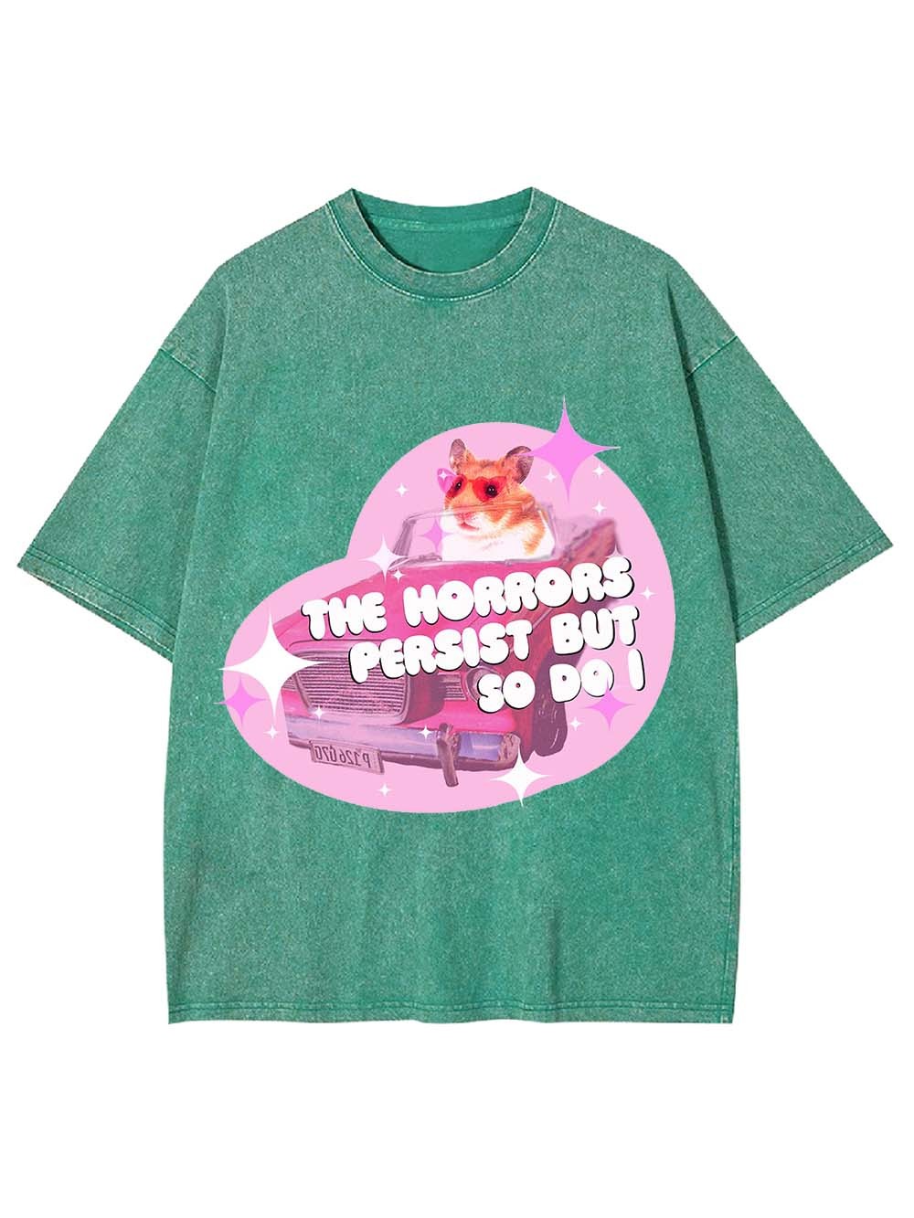 The Horrors Persist But So Do I Washed Tshirt