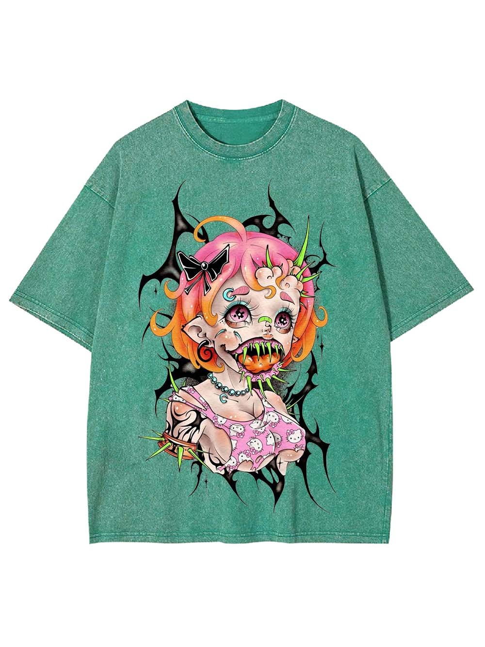 Twisted Kawaii Washed Tshirt