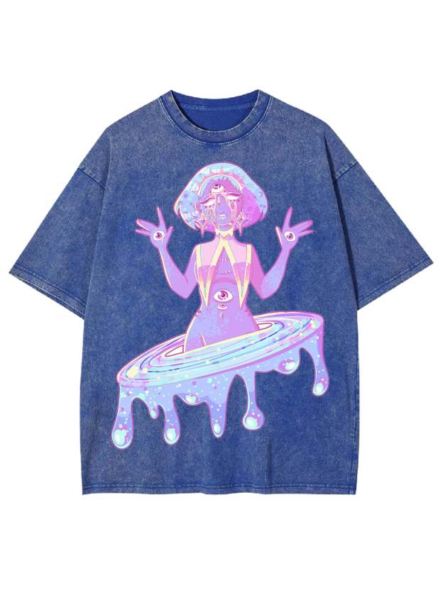 Three Eyed God Washed Tshirt