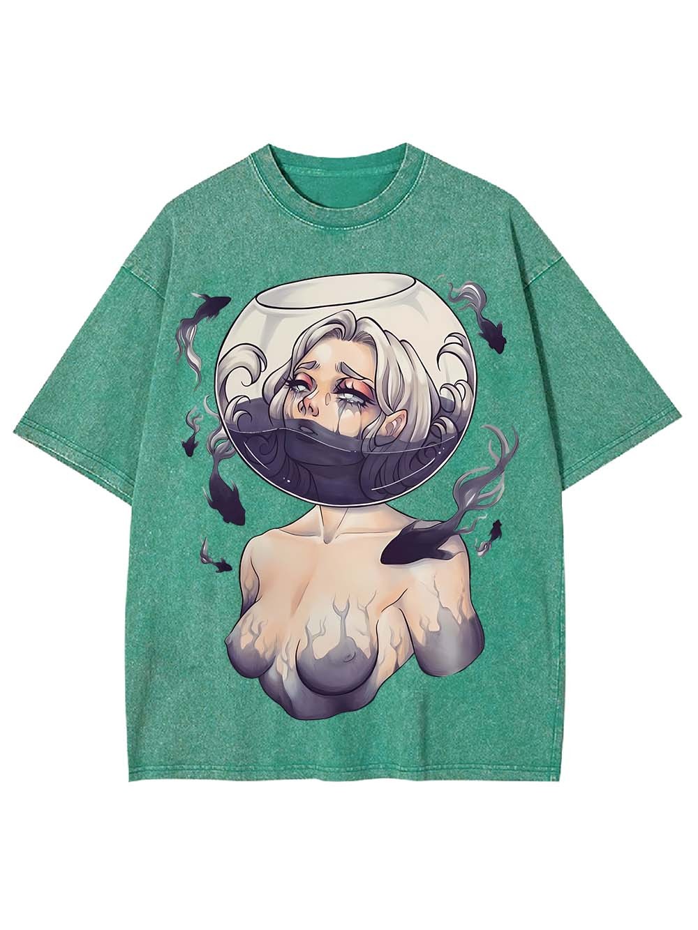 DROWNING IN SILENCE WASHED TSHIRT