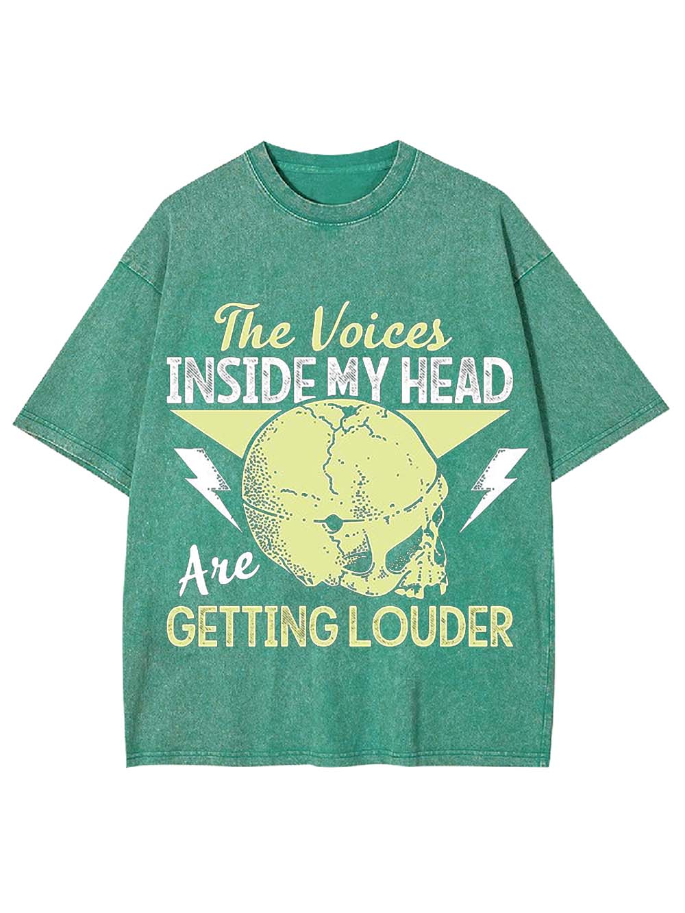 THE VOICES IN MY HEAD ARE GETTING LOUDER WASHED TSHIRT