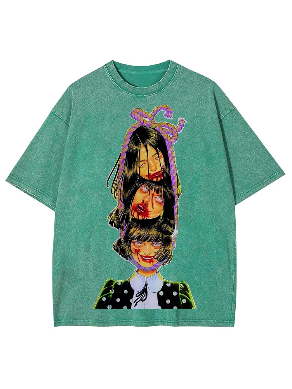 TWISTED FACES OF DARKNESS WASHED TSHIRT