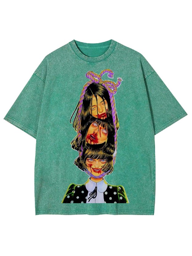 TWISTED FACES OF DARKNESS WASHED TSHIRT