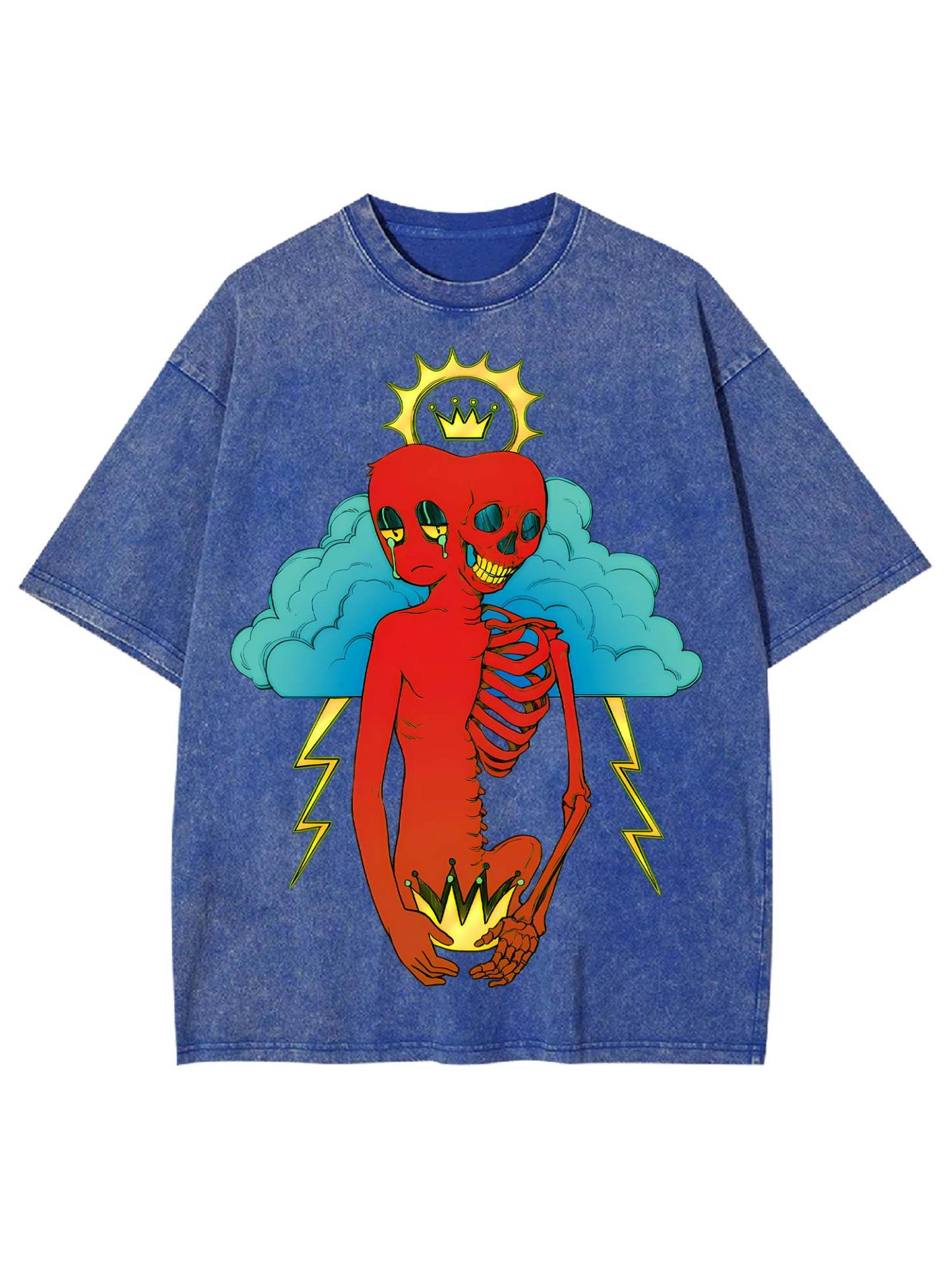 Duality Of The Crown Washed Tshirt