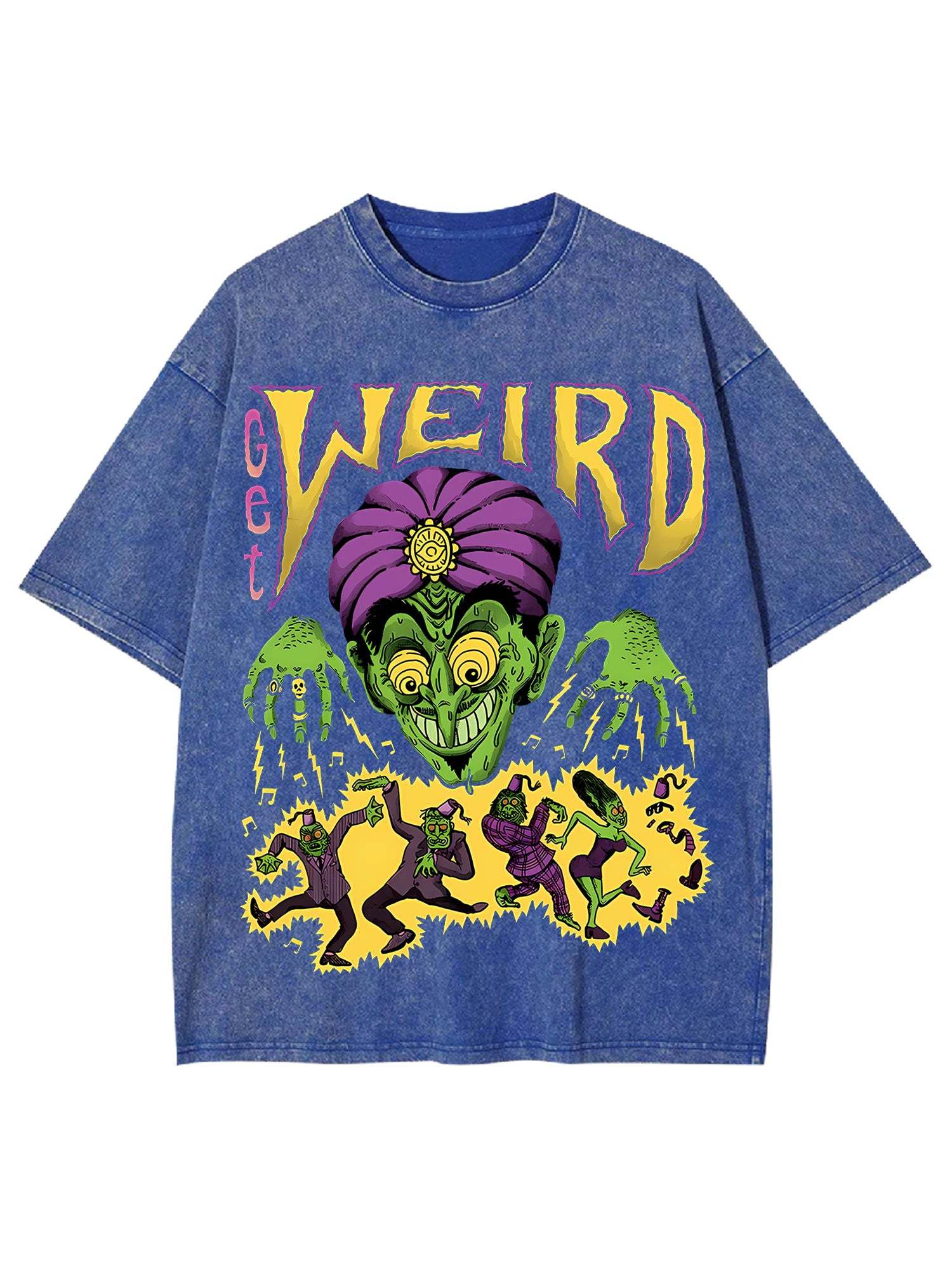 Get Weird Washed Tshirt-ClassyOutlaw Sale