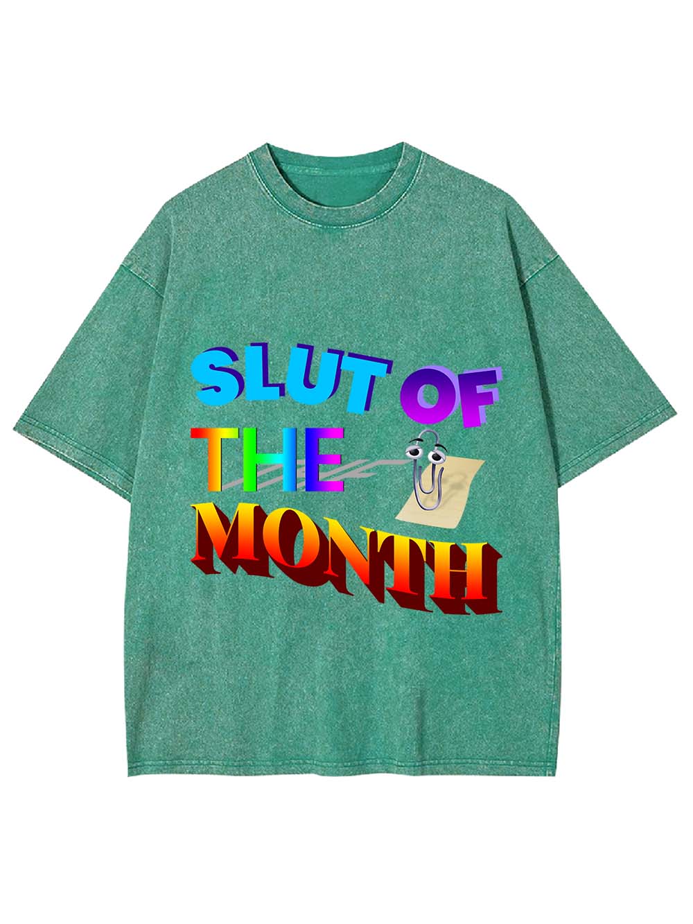 Slut Of The Month Washed Tshirt