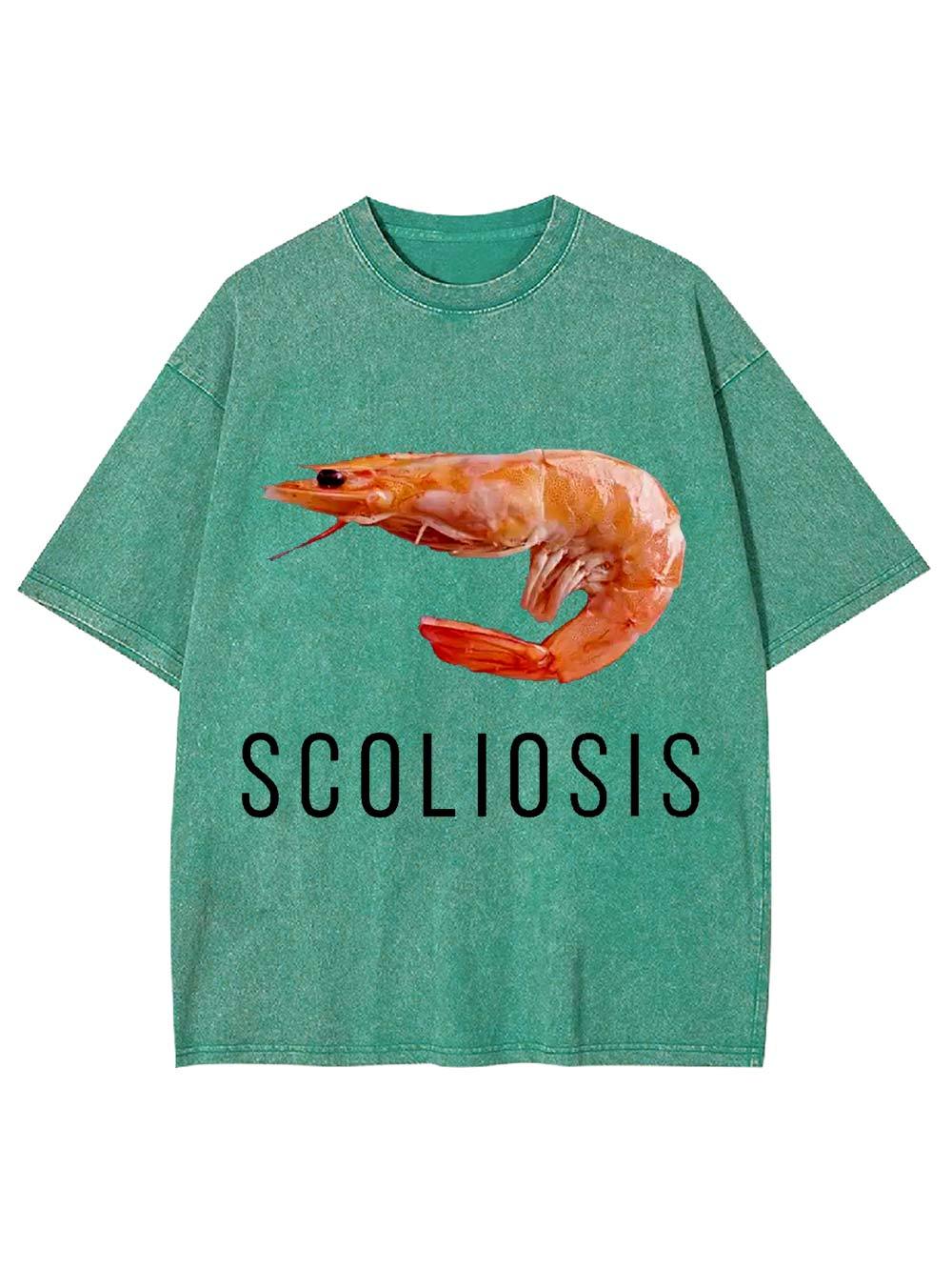 Scoliosis Washed Tshirt