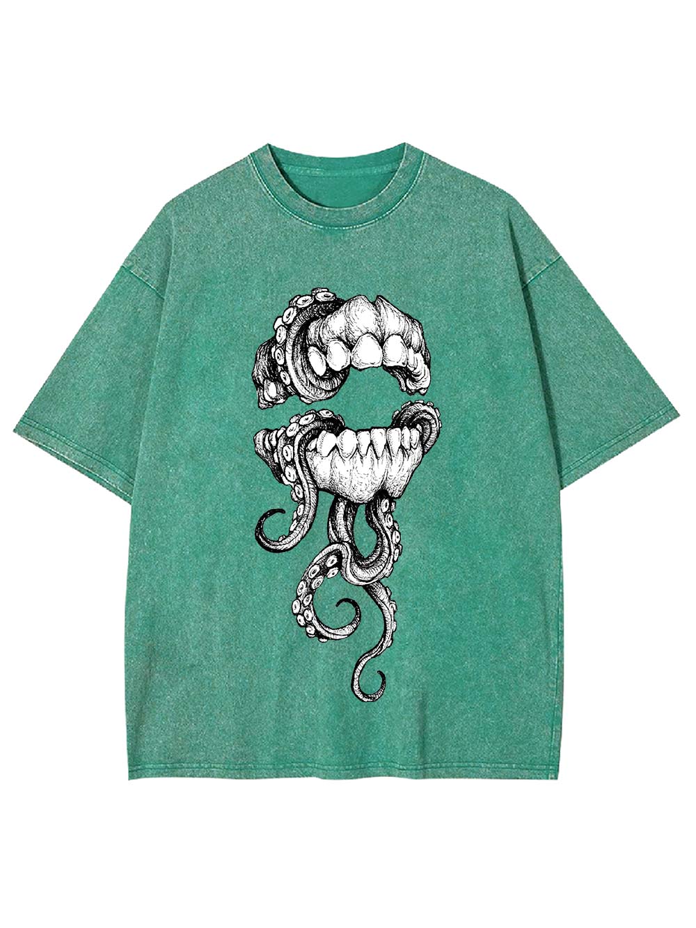 Tentacle Grin Washed Tshirt