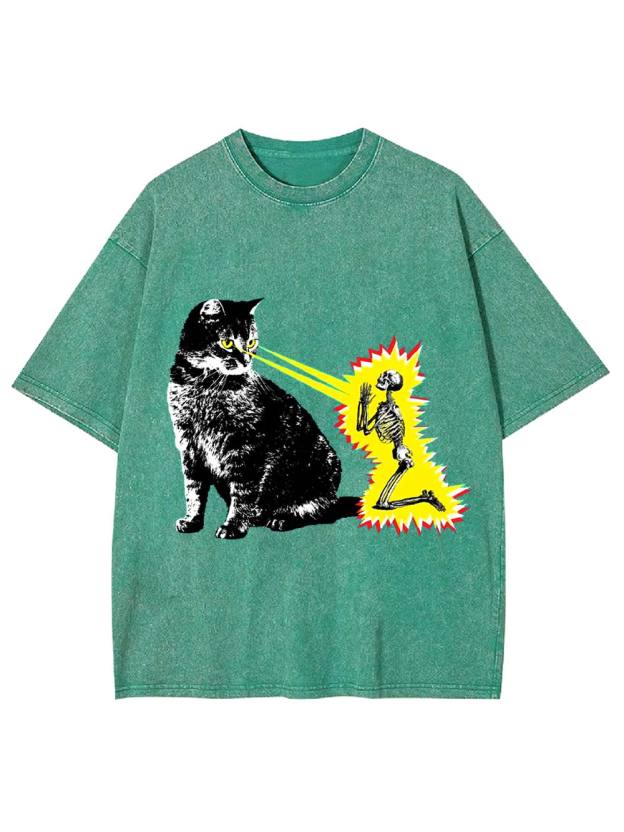 Feline Power Washed Tshirt
