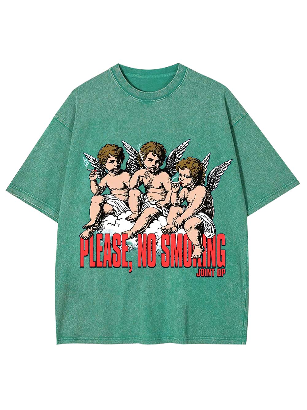 Please, No Smoking Washed Tshirt