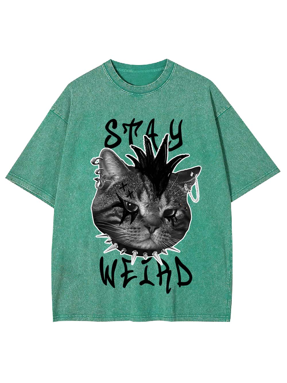 Stay Weird Washed Tshirt