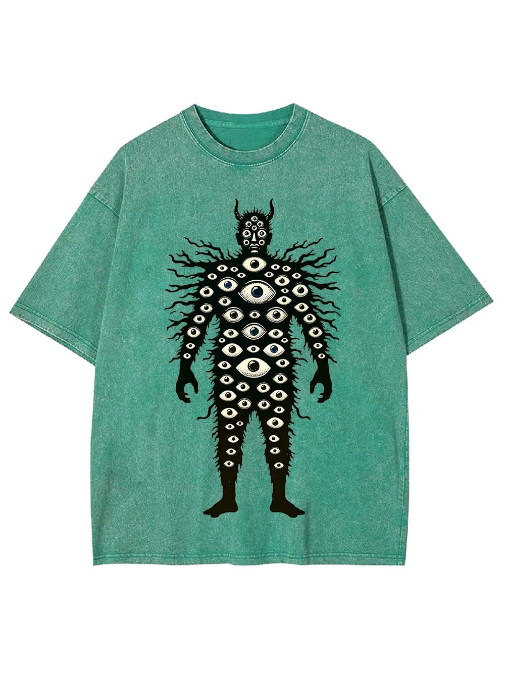 The All-Seeing Entity Washed Tshirt-ClassyOutlaw Sale