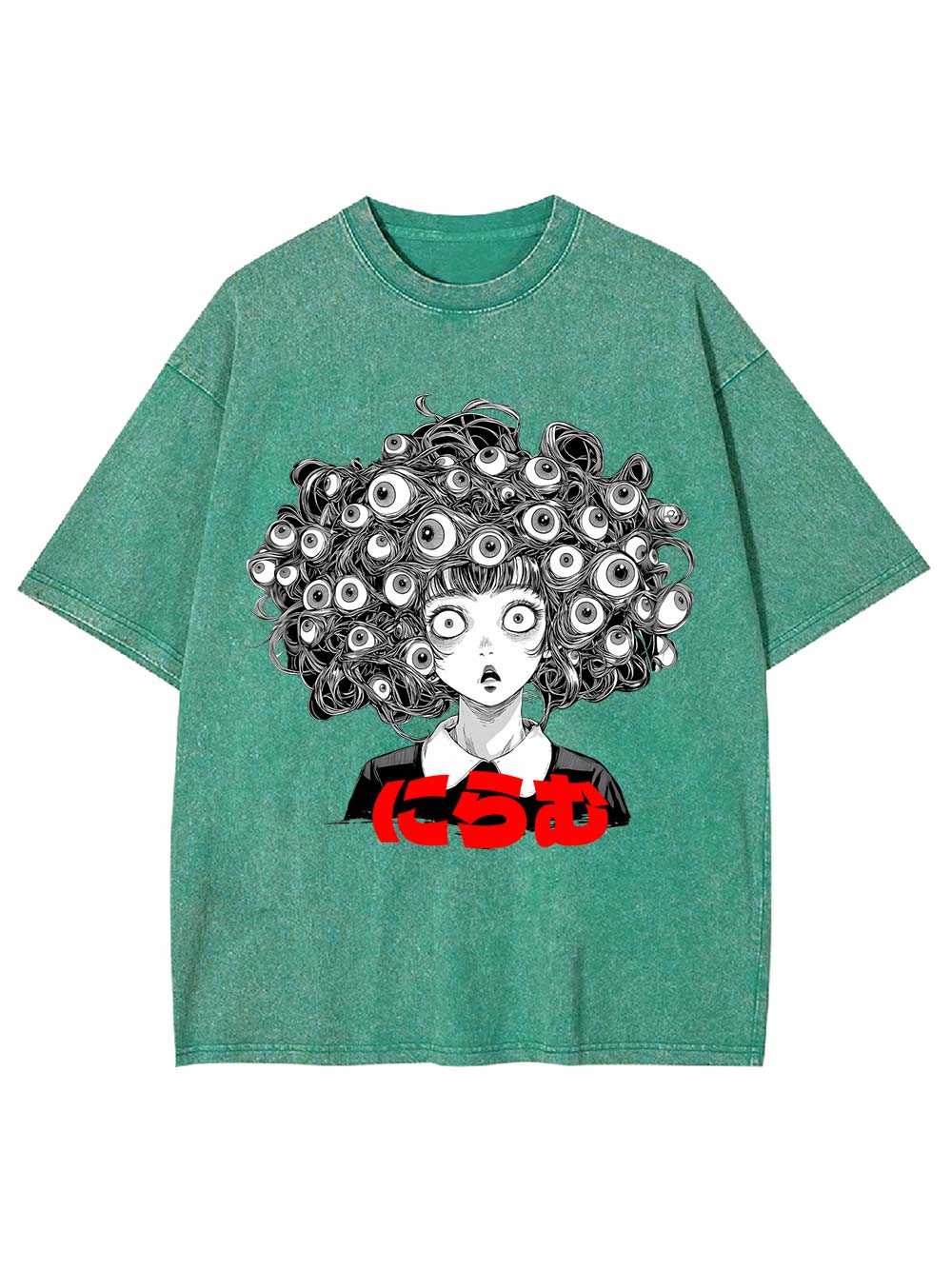 Staring Eyes Washed Tshirt