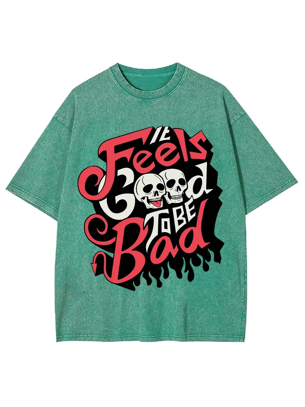 It Feels Good to Be Bad Washed Tshirt