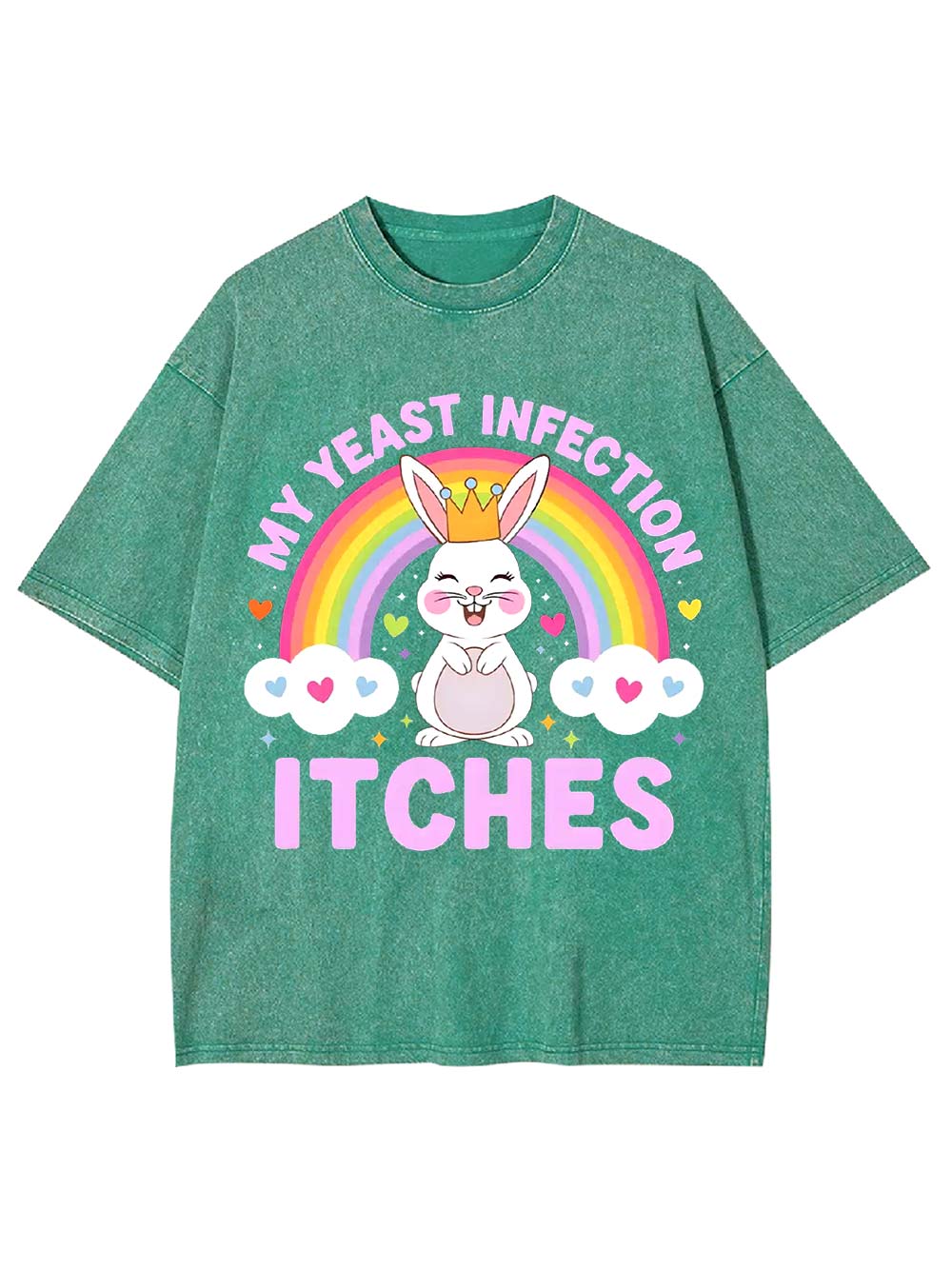 My Yeast Infection Itches Washed Tshirt