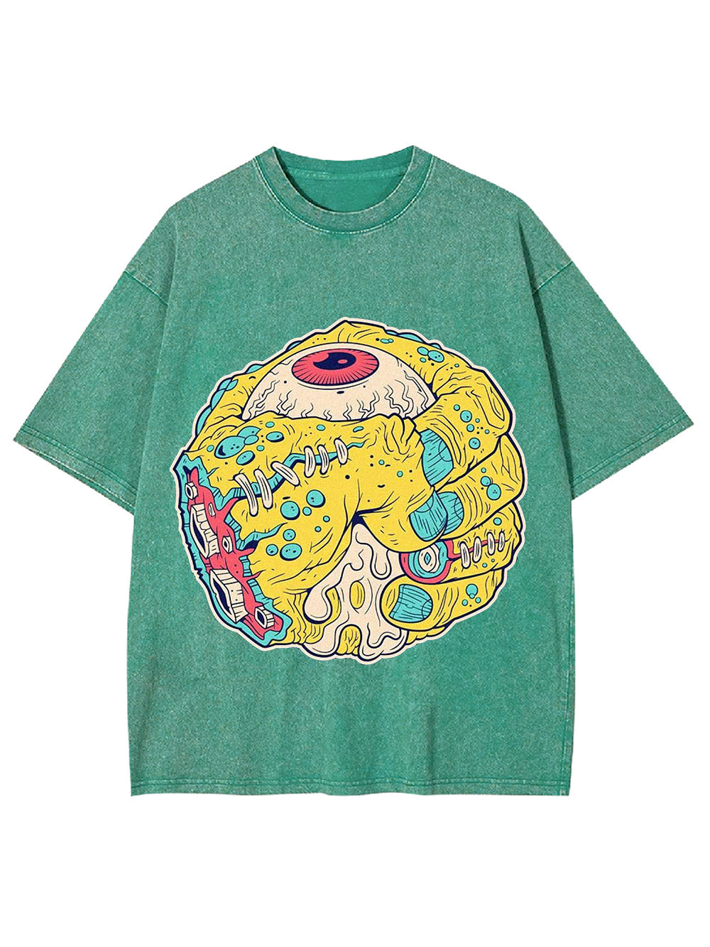 Monstrous Eye Sphere Washed Tshirt