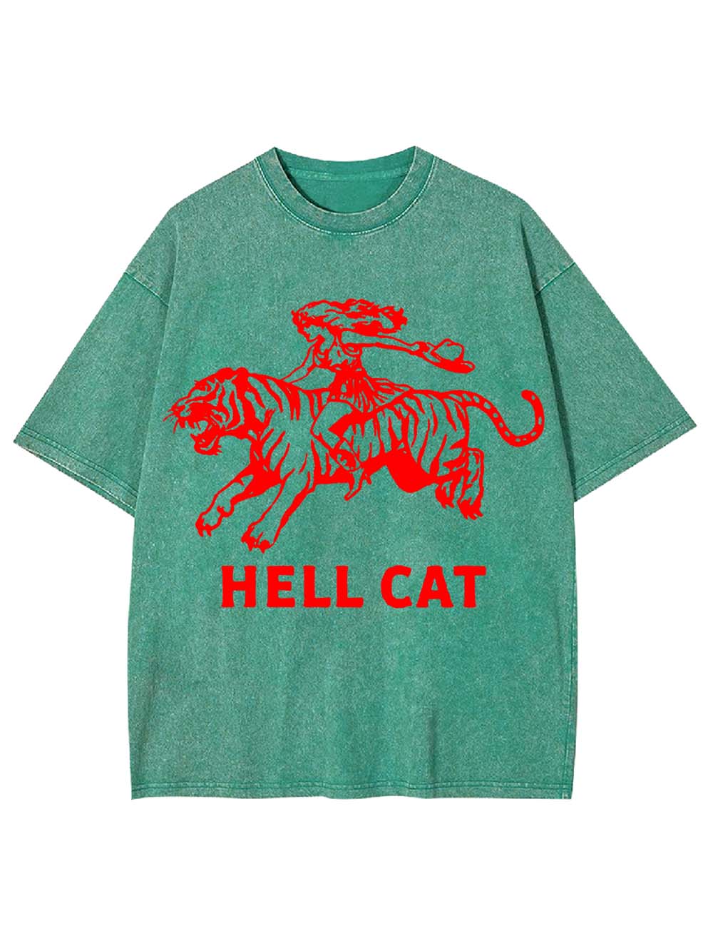 Hell Cat Washed Tshirt
