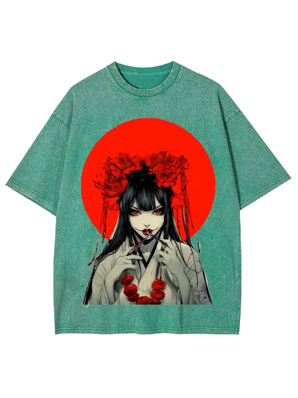 Crimson Enchantress Washed Tshirt