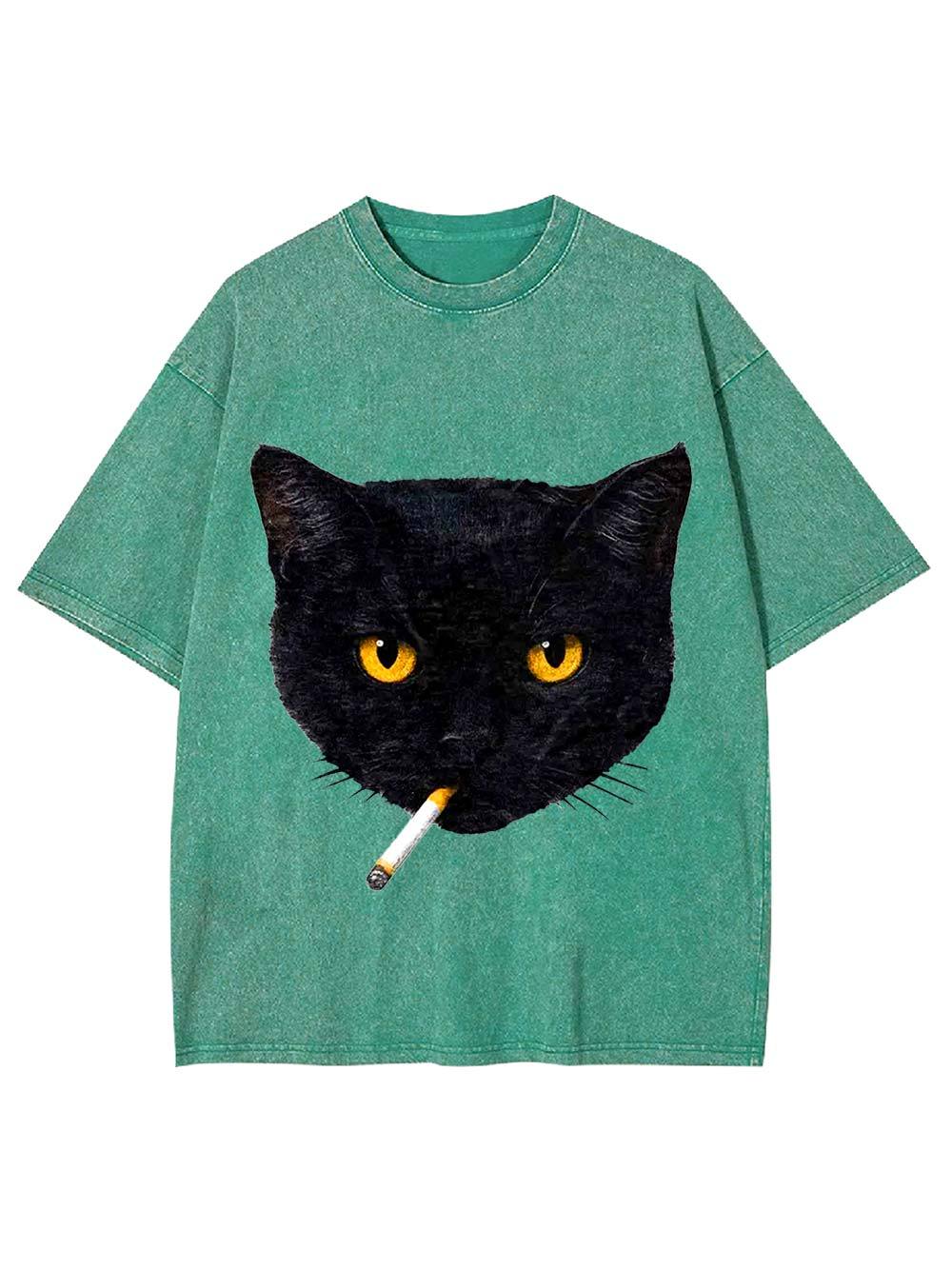Feline Rebel Washed Tshirt