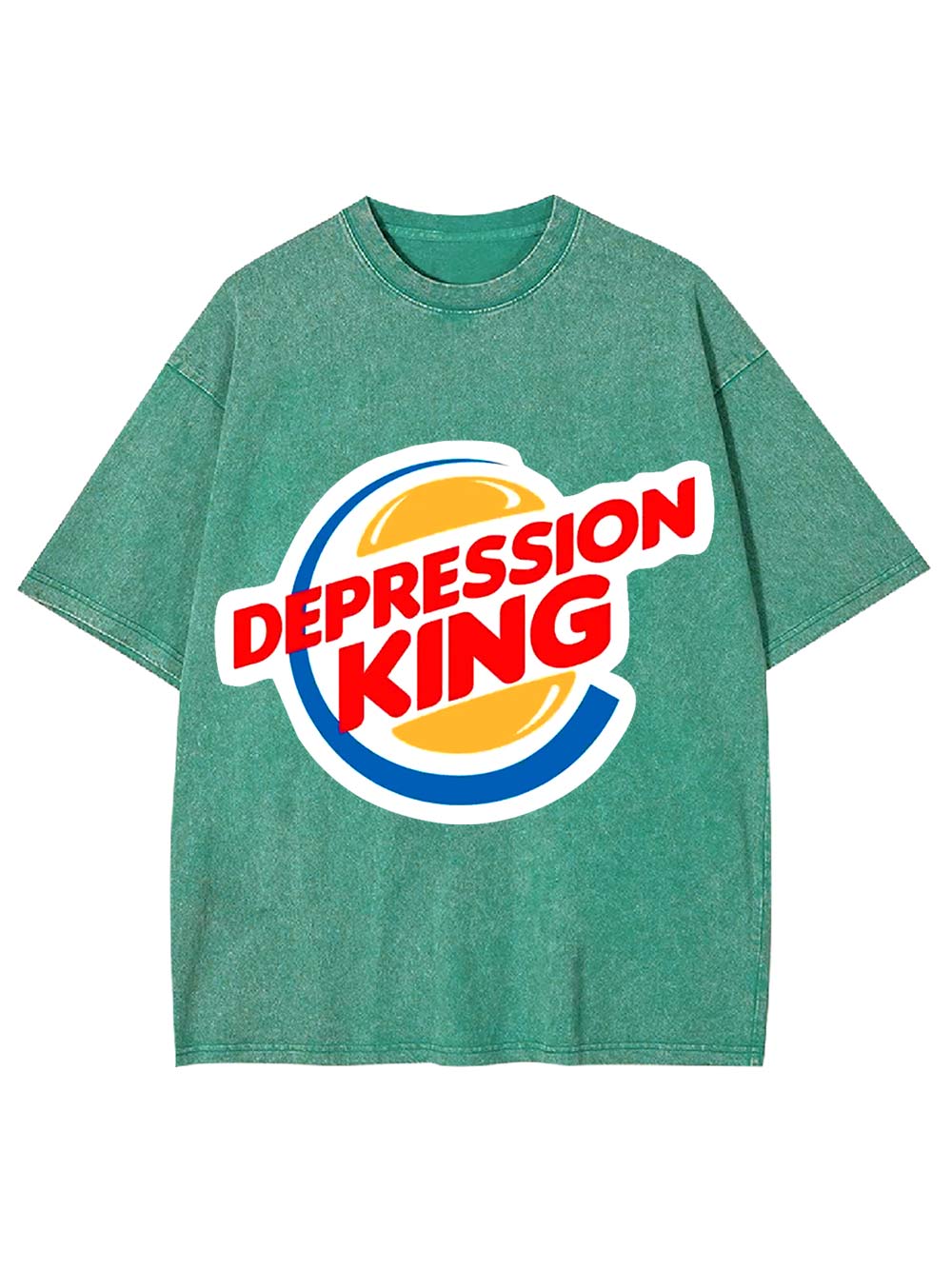 Depression King Washed Tshirt