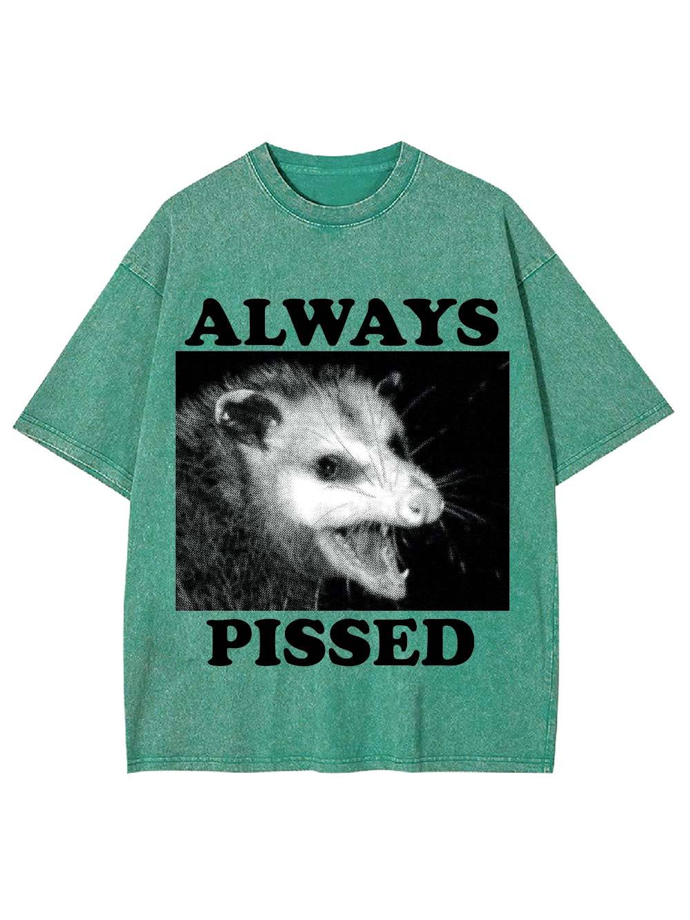Always Pissed Washed Tshirt