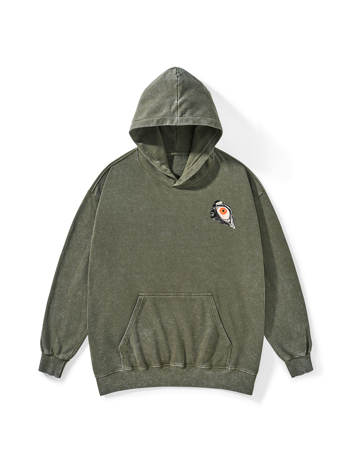 Multitude Of Gazes Washed Hoodie