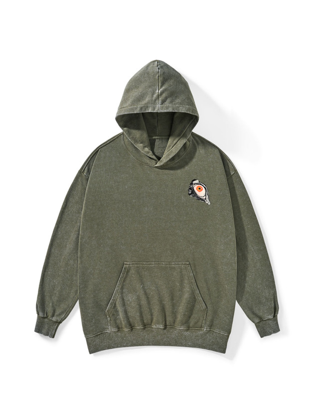 Multitude Of Gazes Washed Hoodie