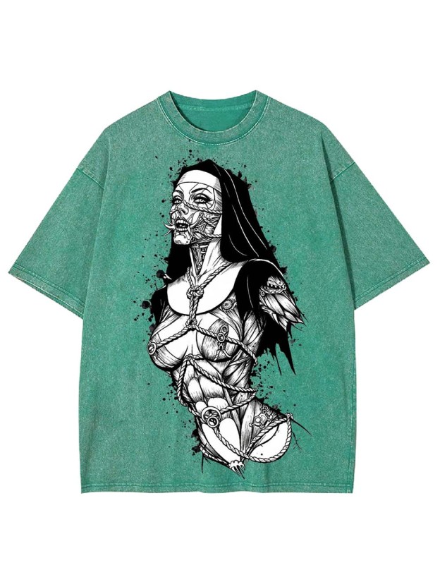 BOUND AND BROKEN WASHED TSHIRT