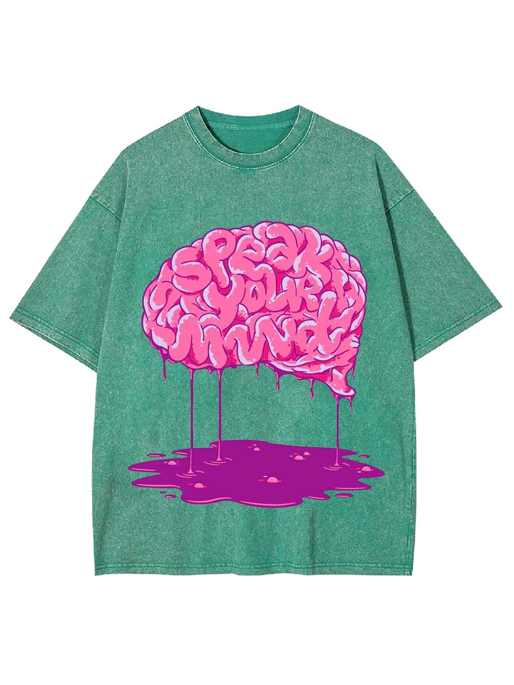 SPEAK YOUR MIND WASHED TSHIRT