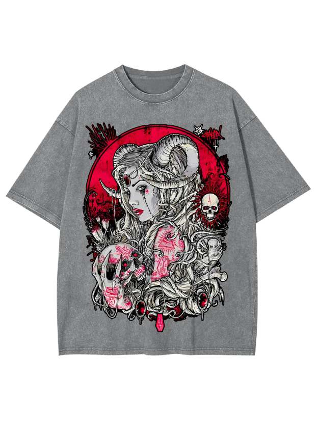 Enchantress Of The Underworld Washed Tshirt