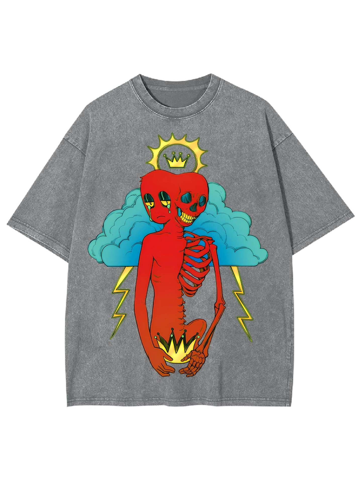 Duality Of The Crown Washed Tshirt