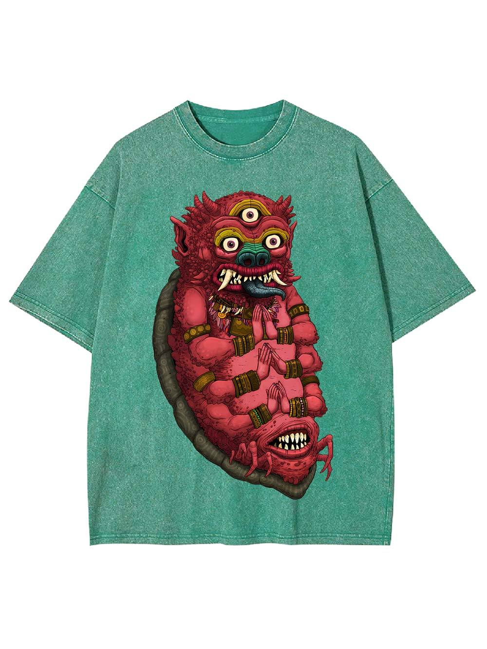 THREE-EYED BEHEMOTH WASHED TSHIRT