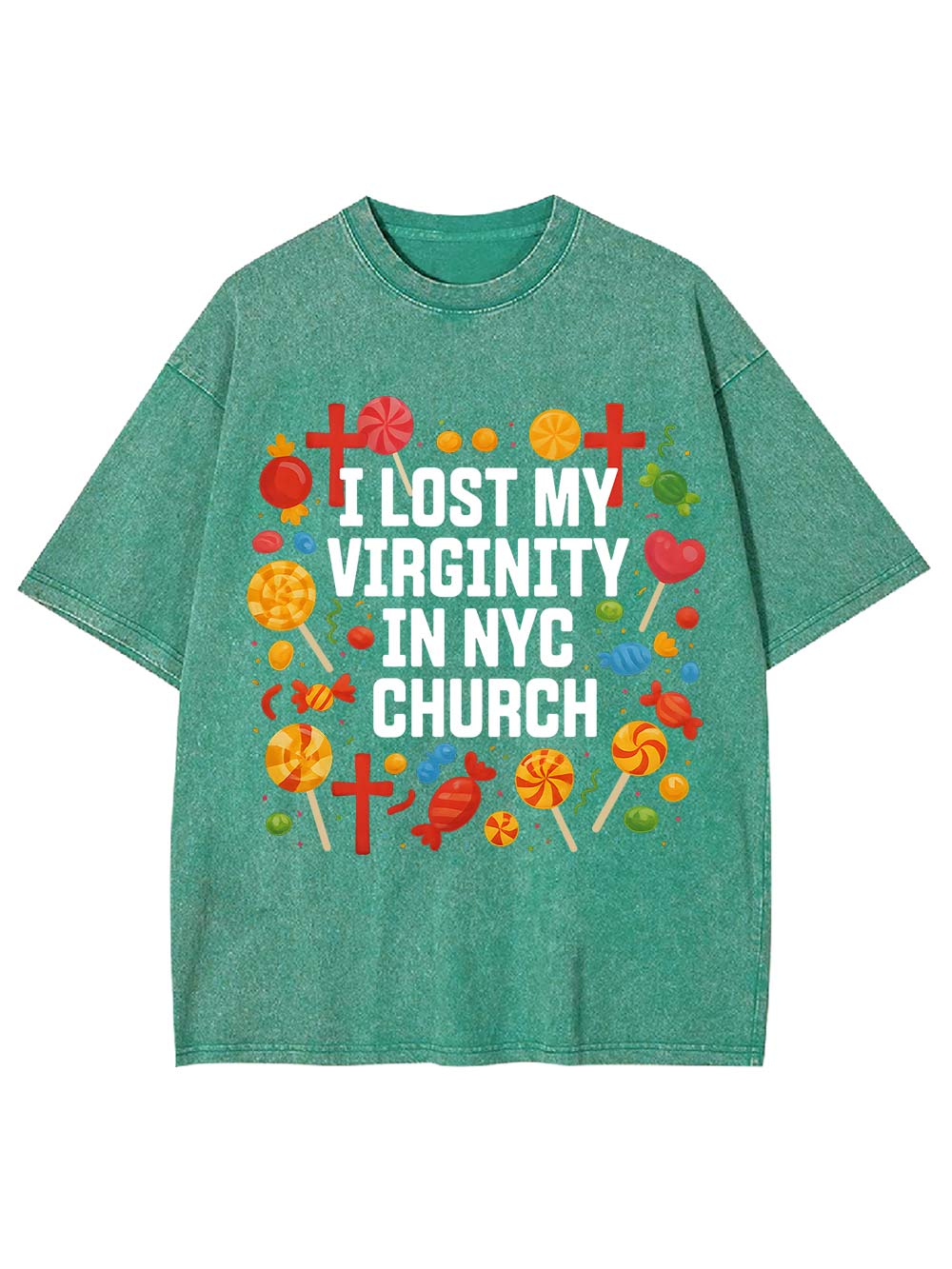 Confessions in NYC Washed Tshirt