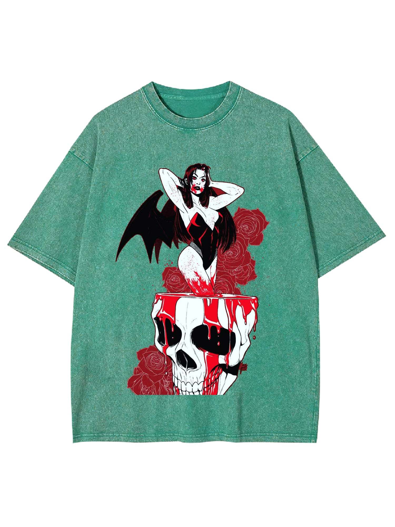 Vampiric Seduction Washed Tshirt