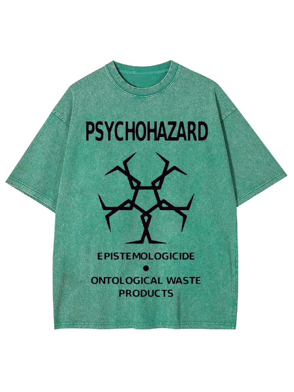 Psychohazard Warning Washed Tshirt