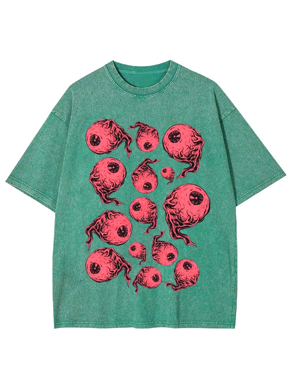 Floating Eyes Washed Tshirt