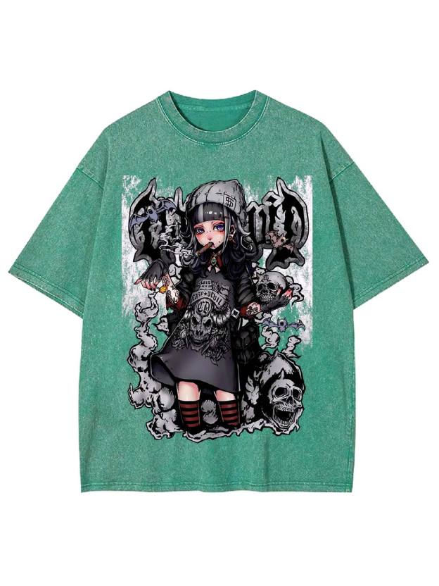 Gothic Reape Washed Tshirt