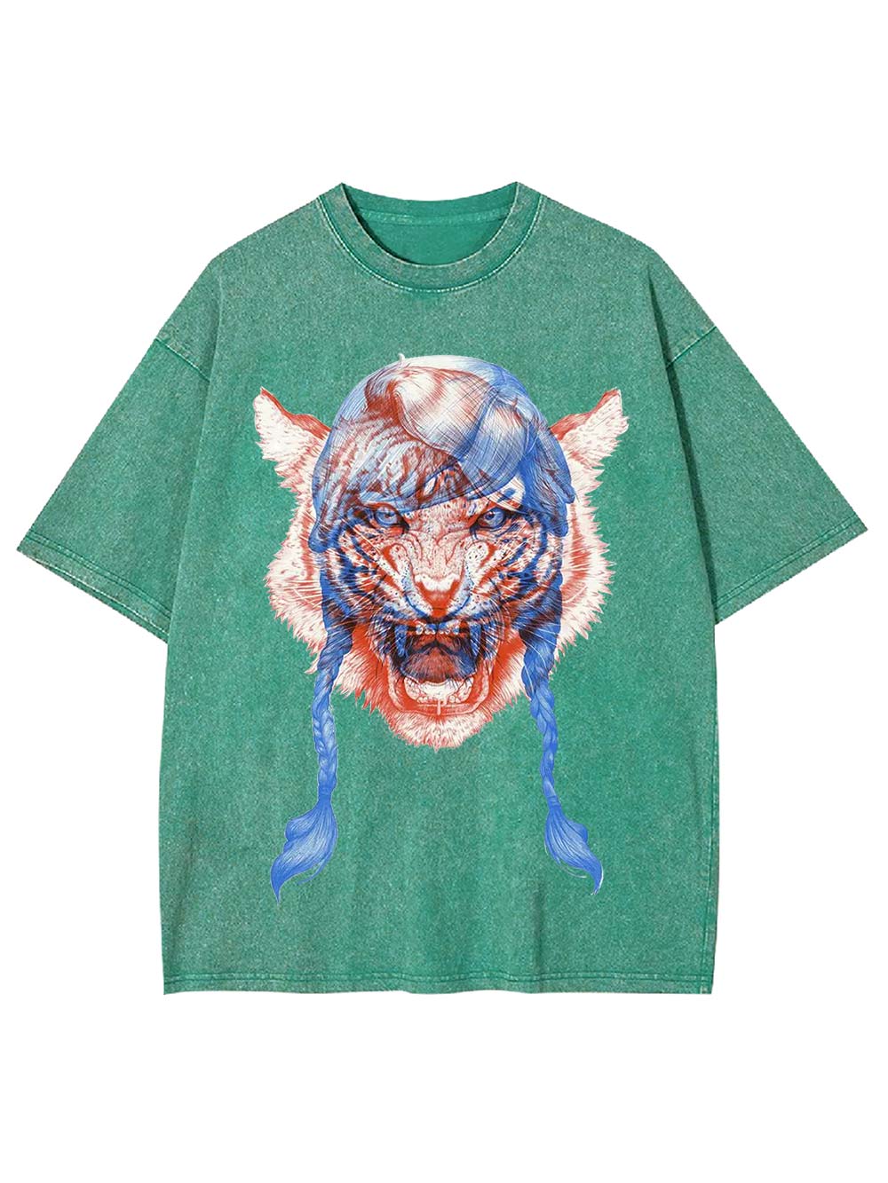 Fierce Braided Beast Washed Tshirt