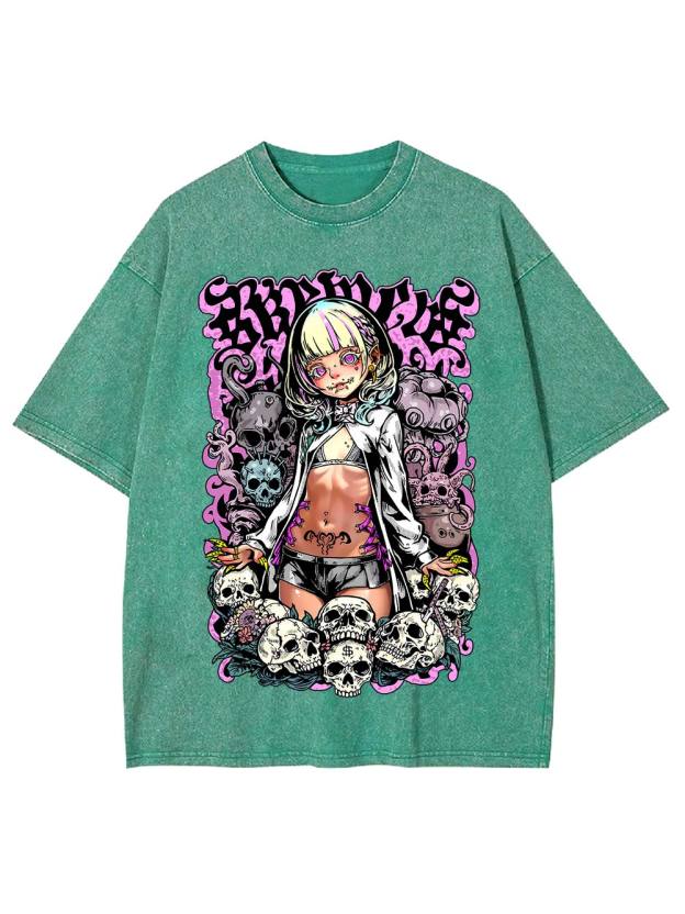 Queen of Chaos Washed Tshirt